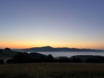 Morgenrot im September