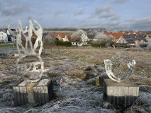 Skulpturen über dem Oberdorf